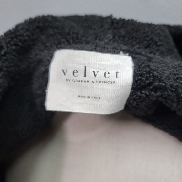 VELVET BY GRAHAM & SPENCER FAUX SUEDE JACKET WITH SHERPA - Picture 7 of 10